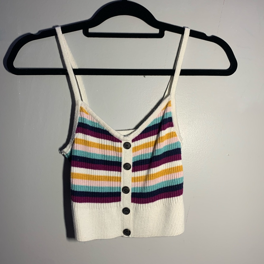 American Eagle Ribbed Crop Top
